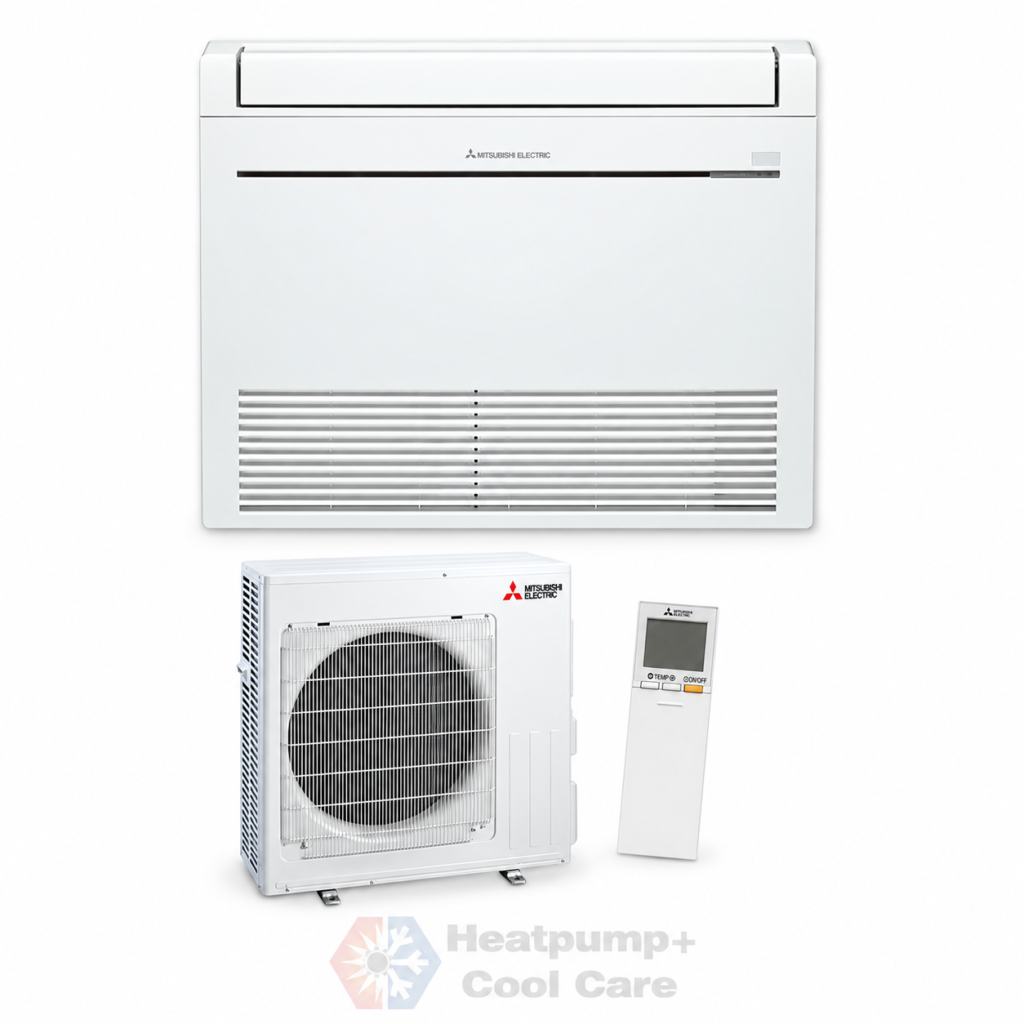 Mitsubishi Electric HyperCore KW50 Floor Console Heat Pump