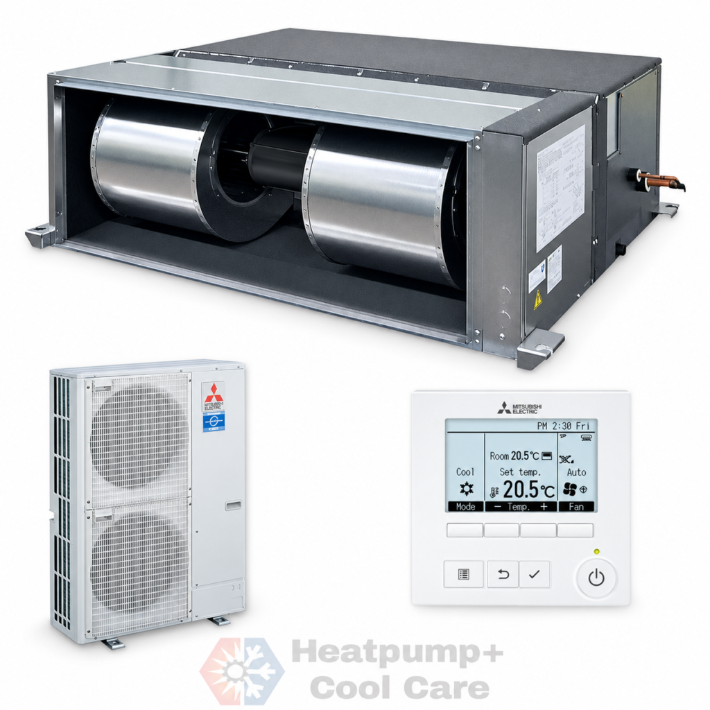 Mitsubishi Electric PEA-RP170WJA Ducted Heat Pump – Standard Installation