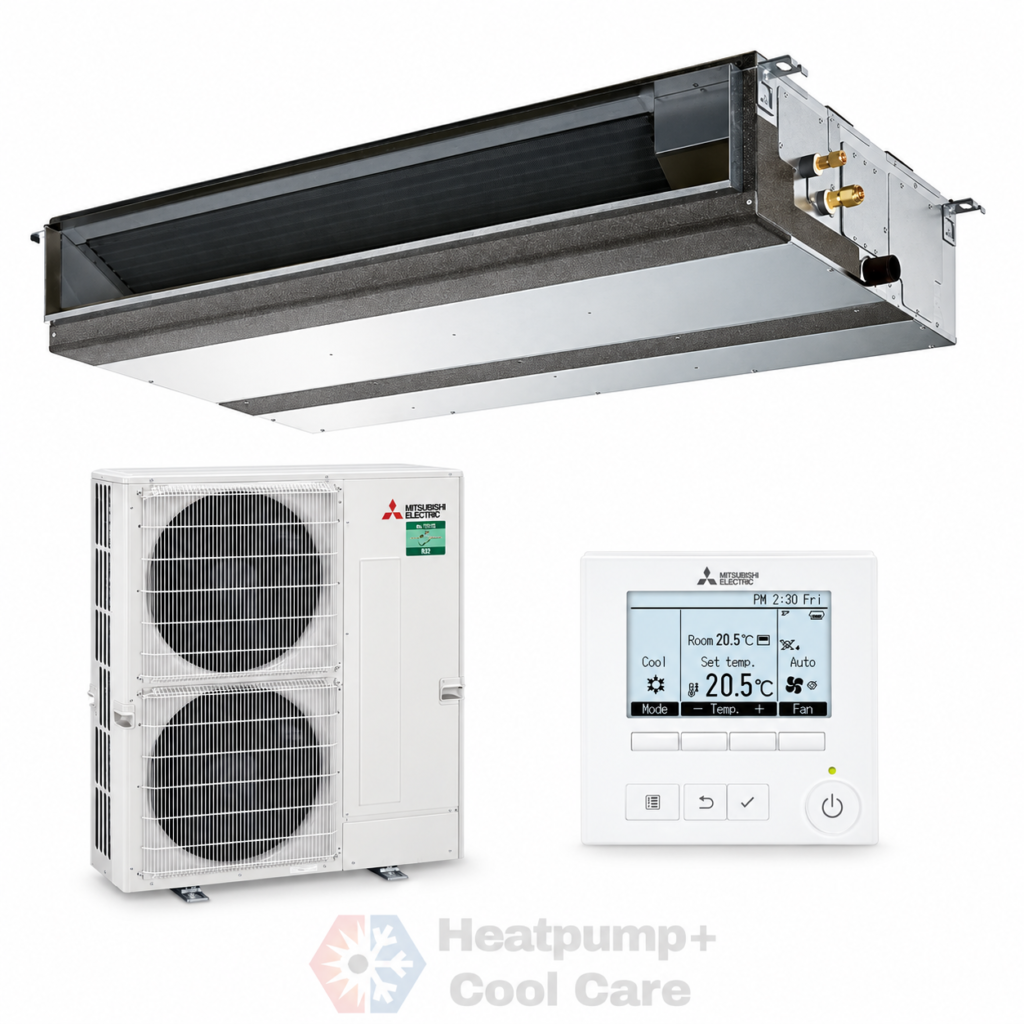 Mitsubishi Electric PEAD-M100JAA Ducted Heat Pump – Standard Installation